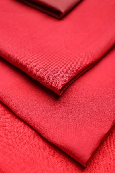Stack Color Fabric Closeup — Stok Foto
