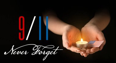 11 Eylül 2001 'de Ulusal Namaz ve Terörist Saldırılar Mağdurları için Anma Kartı