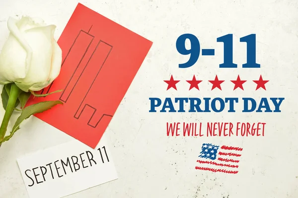 Remembrance card for National Day of Prayer and Remembrance for the Victims of the Terrorist Attacks on September 11, 2001