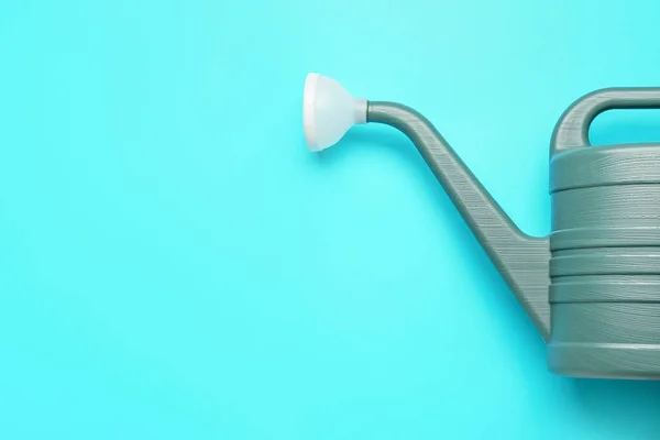 Watering Can Color Background Closeup — Stock Photo, Image