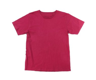 Beyaz arkaplanda şık bir tişört