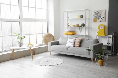 Şık bir oturma odası.