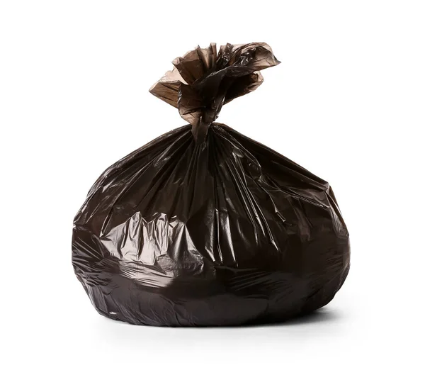 Bag Garbage White Background — Stock Photo, Image