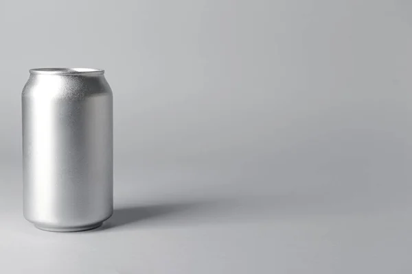 Can Soda Grey Background — Stock Photo, Image