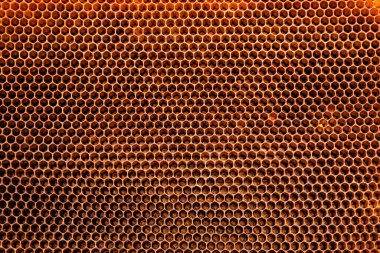 Arkaplan olarak bal petekleri, üst görünüm