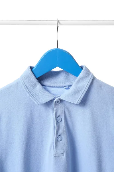 Hanger Shirt White Background — Stock Photo, Image