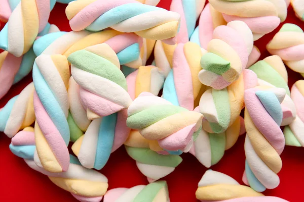 Tasty Marshmallows Color Background — Stock Photo, Image