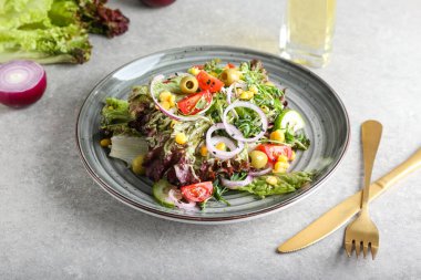 Masada Lollo Rosso marullu taze salata.