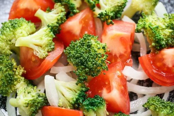 Lekkere Salade Met Broccoli Close — Stockfoto