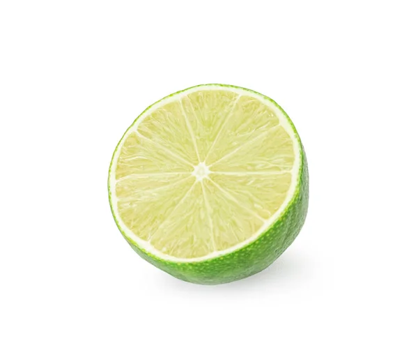 Tasty Lime White Background — Stock Photo, Image