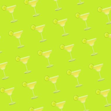 Renkli bir sürü kokteyl. Tasarım için desen