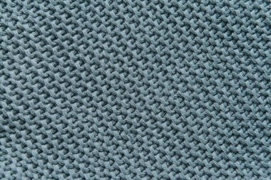 Örgü ekose kumaş, yakın plan.