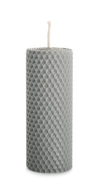 Beyaz arkaplanda mum