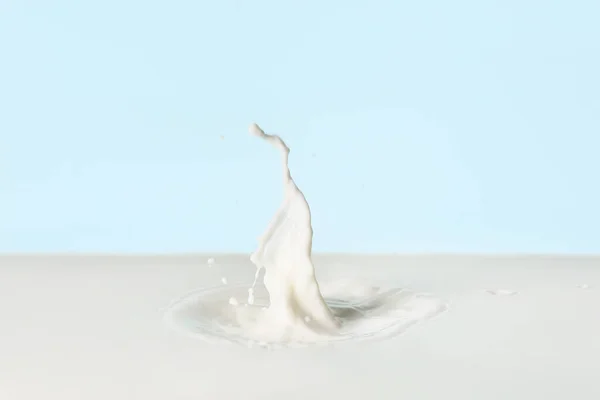 Splashes Milk Color Background — Stock Photo, Image