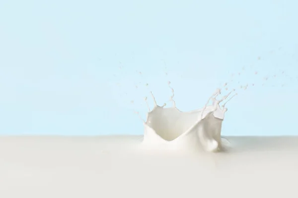 Plamy Mleka Tle Koloru — Zdjęcie stockowe