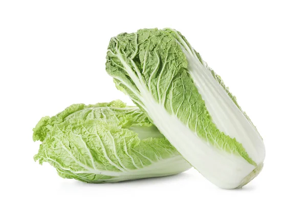 白い背景の上の新鮮な白菜 — ストック写真