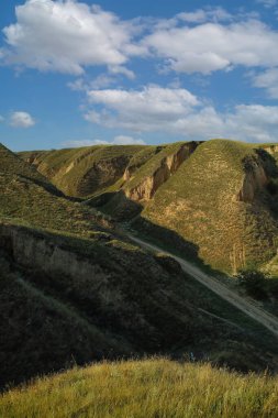 Güzel kırsal manzara manzarası