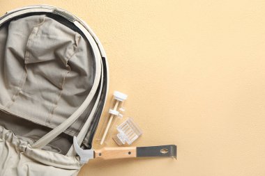 Arıcılık malzemeleri renk arkaplanı