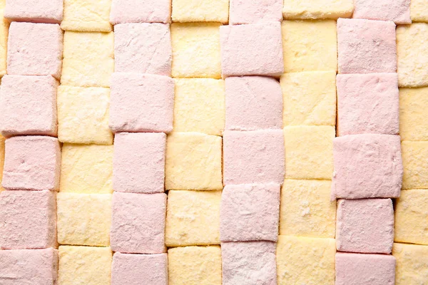 Tasty Sweet Marshmallows Background — Stock Photo, Image