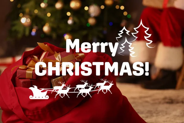 Beautiful Greeting Card Christmas — Stock Photo, Image