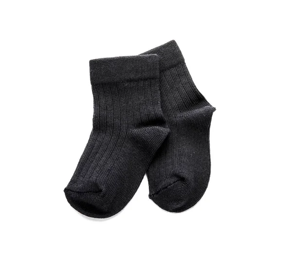 Baby Socken Auf Weißem Hintergrund — Stockfoto
