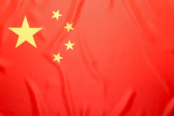 以中华人民共和国国旗为背景 — 图库照片