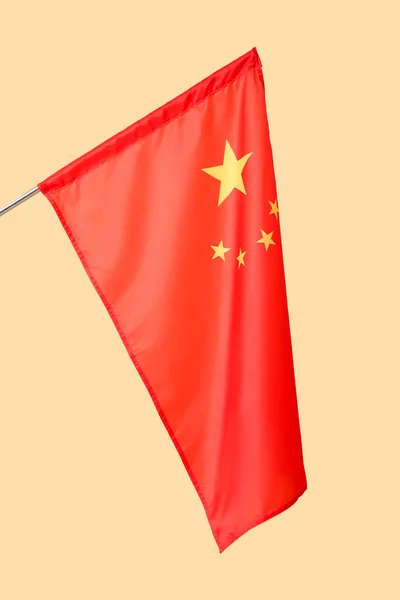 中华人民共和国国旗的色系底色 — 图库照片