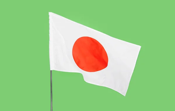 Vlag Van Japan Kleur Achtergrond — Stockfoto