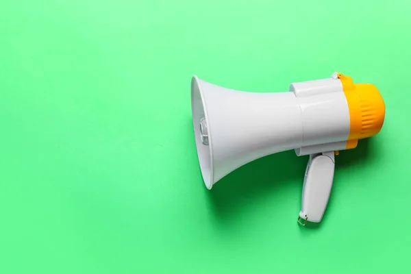 Modern Megaphone Color Background — Stock Photo, Image