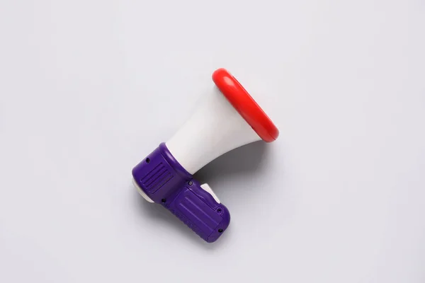 Toy Megaphone Light Background — Stock Photo, Image