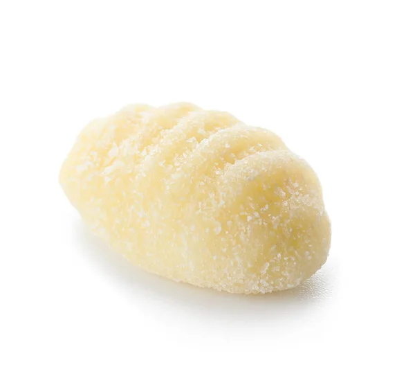 Raw Gnocchi White Background — Stock Photo, Image