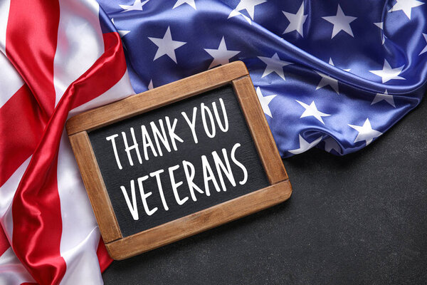 Greeting card for American Veterans Day