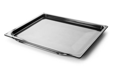 Beyaz arkaplanda fırın tepsisi