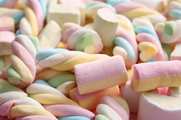 Tasty Marshmallows Background Closeup — Stock Photo, Image