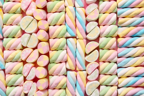 Tasty Marshmallows Background Closeup — Stock Photo, Image