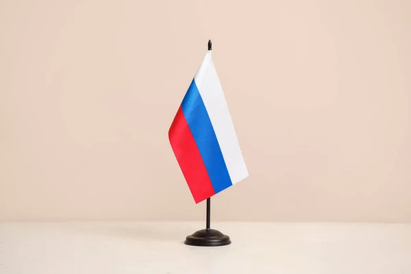 Beyaz Arkaplanda Rus Bayrağı — Stok fotoğraf