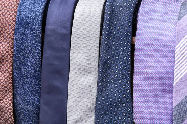 不同款式的领带 — 图库照片