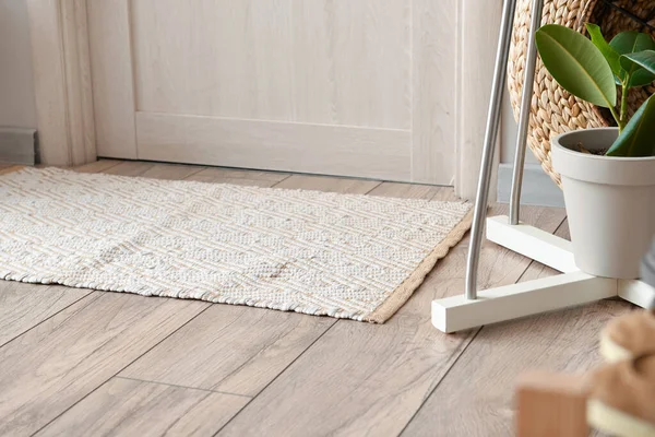 Stylish Rug Floor Interior Modern Hallway — Stock Photo, Image