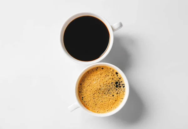 Csésze Kávé Világos Háttér — Stock Fotó