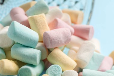 Arkaplan olarak tatlı marşmelov dokusu