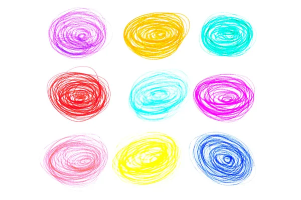 Colorful Markers Palette White Background — Stock Photo, Image