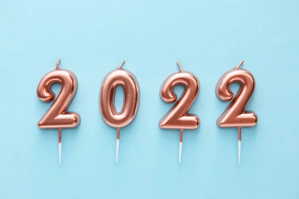 Figure 2022 Blue Background — Stock Photo, Image