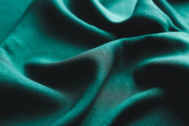 Katlı renk kumaşının dokusu, yakın plan