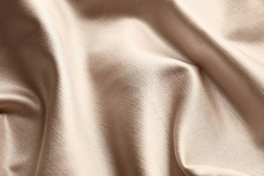 Katlı renk kumaşının dokusu, yakın plan