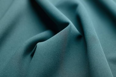 Katlı renk kumaşının dokusu, yakın plan