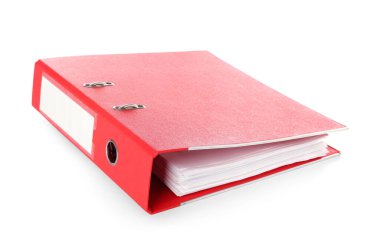 Beyaz arkaplanda ofis dizini