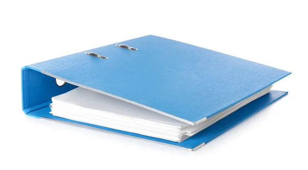 Office Folder White Background — Stock Photo, Image