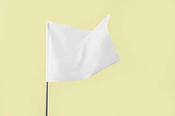 White Flag Color Background — Stock Photo, Image