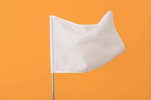 White Flag Color Background — Stock Photo, Image