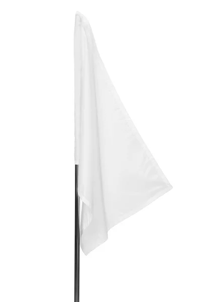浅色背景的白旗 — 图库照片